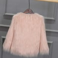thumbnail image 4 of ameIAEA Girls Fuzzy Jacket Long Sleeve Open Front Cardigan Fashion Party Outerwear Winter Coat, 4 of 5