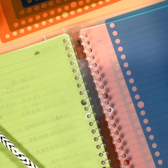 CCOCC B5 Binder Dividers Binder Dividers with 4 Tabs Dividers for 2 3 4 Ring Binder Great for School Office Home Files Organizing