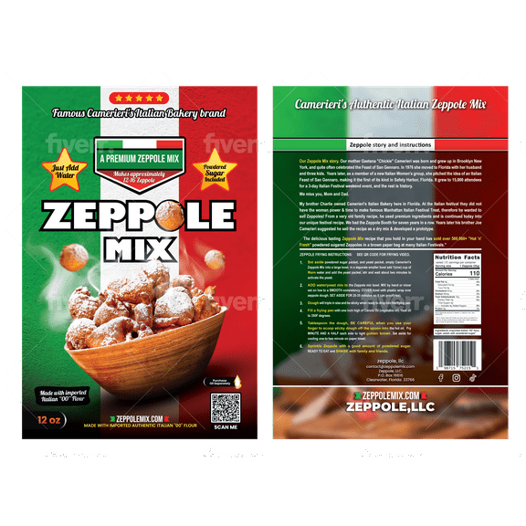 Camerieri's Zeppole Mix Kit