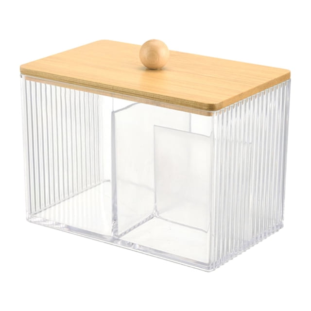 Milaget Conteneur de Cotons Multifonctionnel Porte-Écouteurs pour Commode Coiffeuse Fil Dentaire Coiffeuse