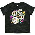 thumbnail image 3 of Inktastic Decorative Skull Party for Day of the Dead Boys or Girls Toddler T-Shirt, 3 of 5