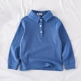 thumbnail image 2 of 6-7T Little Kids Boys Long Sleeve Classic Oxford Dress Shirts Kids Casual Button Collared Shirt for 12 18 24 Months 2T 3T 4T 5T 6T 7T Toddler Kids Fall Winter Clothes Tops, 2 of 4