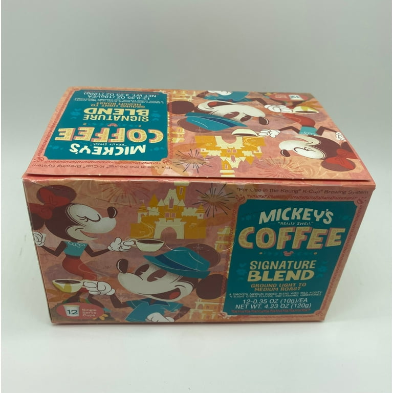 Disney Mickey's Really Swell Signature Blend Coffee, 12 Single