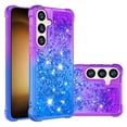 thumbnail image 1 of Case for FOXDOCK Samsung Galaxy A15 Glitter Zipper Wallet Case with Short Hand Strap, 1 of 5
