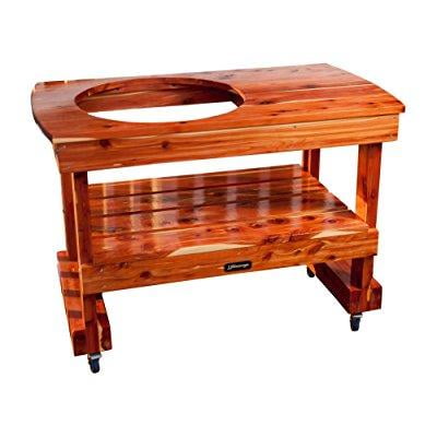 JJGeorge Big Green Egg Table (Compact Table for Large Green