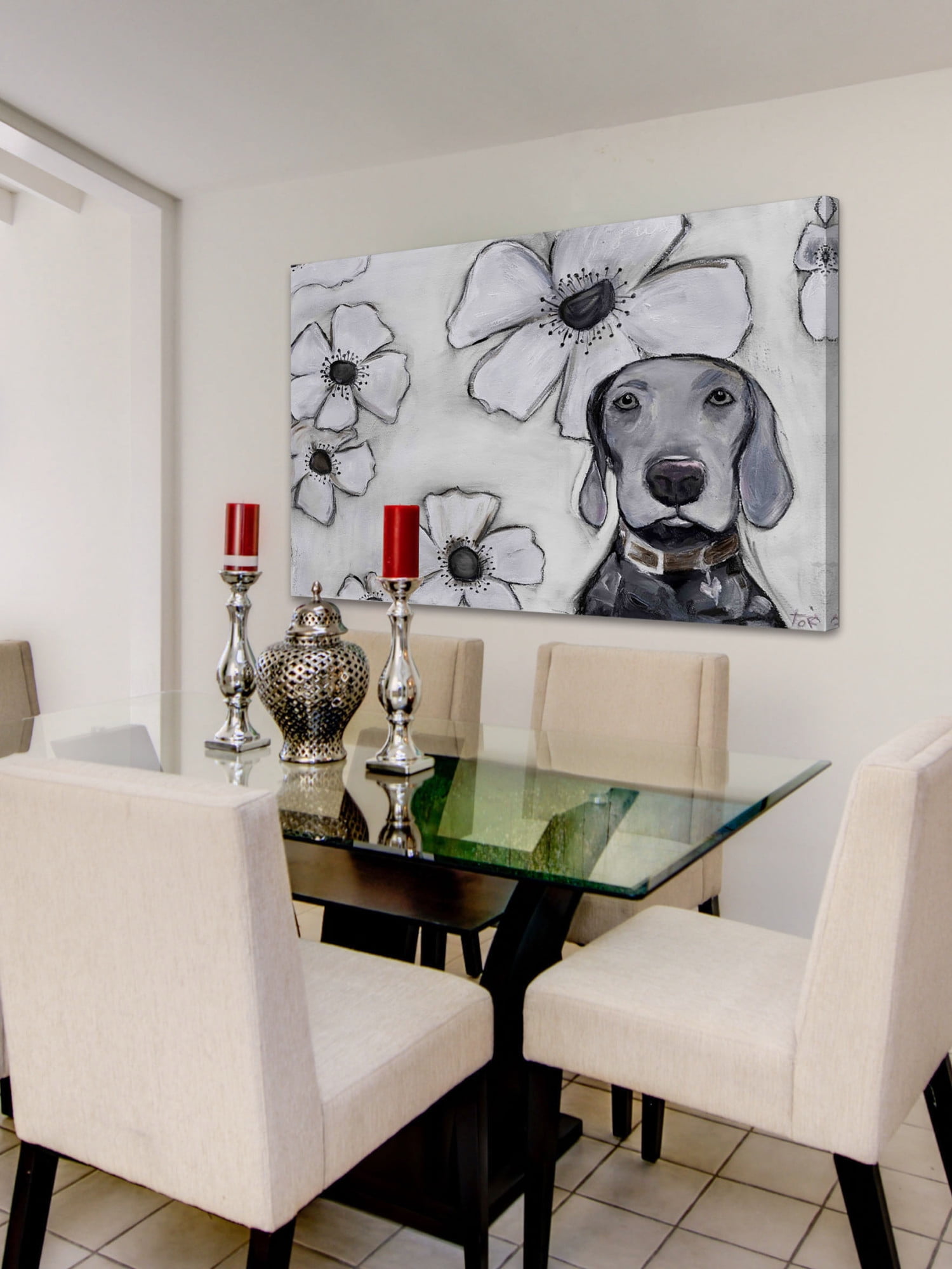 Marmont Hill "Just in Time" by Tori Campisi Painting Print on Canvas