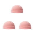 thumbnail image 2 of Minnieouse Sombrero de hilo de punto de invierno personalidad Unisex cálido gorros de cabeza corta hombres mujeres sombreros patinaje senderismo Type1 NO1, 2 of 6