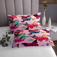 thumbnail image 3 of YST Ensemble de Courtepointe Hippie Papillon pour Enfants Taille Simple, Ensemble de Couvre-Lit Esthétique Papillon pour Adolescentes Adultes Femmes, Ensemble de Couvre-Lit Style Gothique Rétro, Ensemble de Literie Papillons Volants, 3 of 3