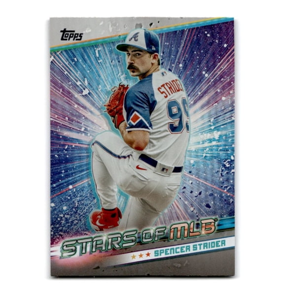 2024 Topps Spencer Strider #SMLB-32 Braves Baseball Card NM-MT Atlanta Braves MLB Baseball Trading Card