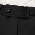 thumbnail image 4 of RMGVDSD Girls Straight Leg Pants Back to School Trousers Loose Classic Fit Dress Pants Elastic Waist Casual School Uniform Pants for Kids 7-8 Years, 4 of 7