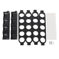 thumbnail image 2 of Wall Mount Coffee Capsules Holder, Modern Design Sturdy ABS Material Large Capacity Adhesive Coffee Pod Storage Rack for Office DormitoryWhite, 2 of 7