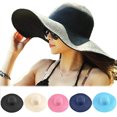 thumbnail image 1 of Meidiya Women's Folable Floppy Hat,Wide Brim Sun Protection Straw Hat,Summer UV Protection Beach Cap Foldable Sun Visor Hat, 1 of 8