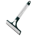 thumbnail image 2 of 3-in-1 Window Cleaning Tool with Built-in Spray Bottle - All Glass Surfaces Squeegee, Scraper & Scrubber for Windows, Cars, Showers & Mirrors (Green), 2 of 5