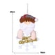 thumbnail image 4 of Adorno colgante de Papá Noel para Gardenne, muñeco de nieve, adorno colgante de Papá Noel para Navidad, bonito adorno navideño reutilizable de oso, muñeco de nieve y alce en 3D, 4 of 7