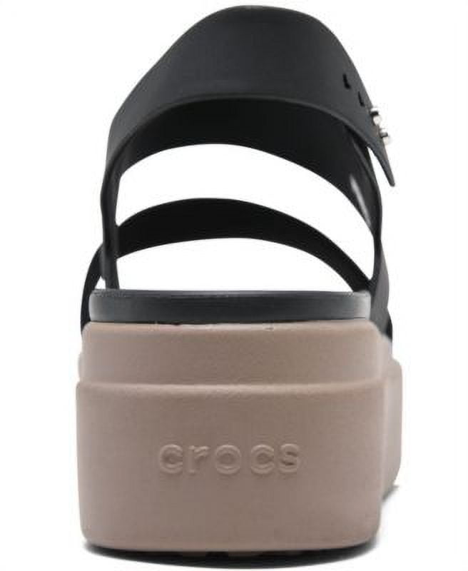 WMNS) Crocs Brooklyn Lightweight Cement Gray Sandals 'Gray' 206222