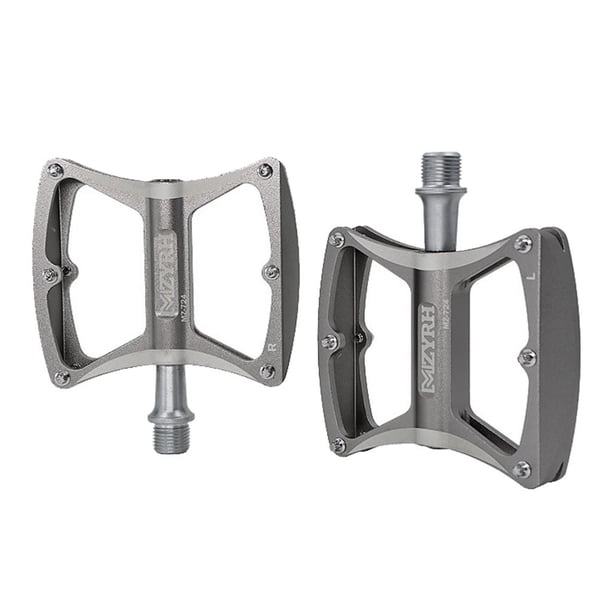 Pedales de de Carretera de Montaña Pedal de Rodamiento Sellado de Mecanizado CNC de Aluminio Gris