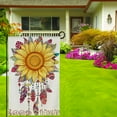 thumbnail image 4 of PHYHOO Summer Garden Flag Outside Double Sided, Seasonal GOOD NIGHT Sunflower Dream Catcher Yard Flags, Spring Decor for Farmhouse Outdoor Decoration 28x40in, 4 of 8