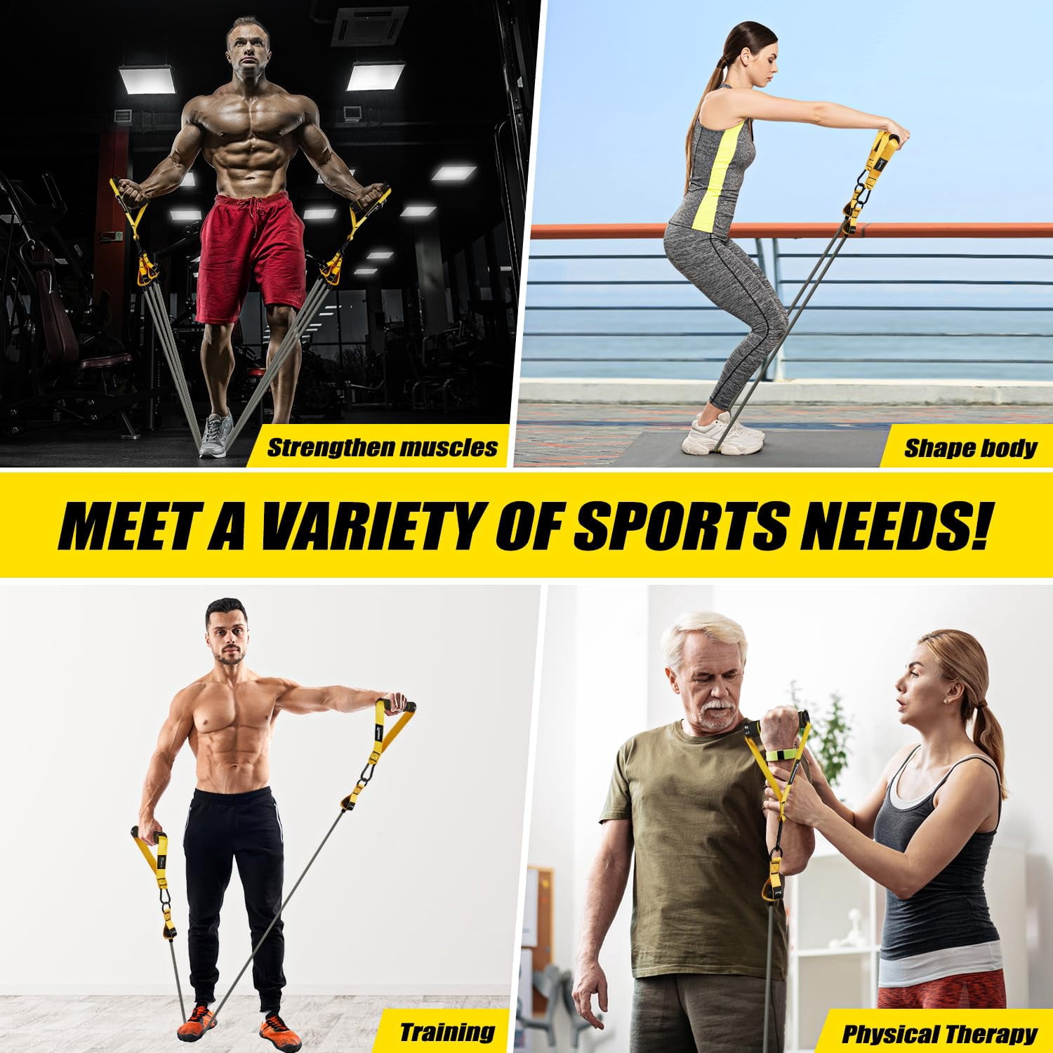Heavy Resistance Bands for Working Out, 350lbs/450lbs Exercise Bands with Handles, Workout Bands Set for Men, Fitness Weight Bands for Muscle Strength Training,Stretching,Slim,Home Gym Equipment