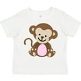 thumbnail image 3 of Inktastic Monkey Girls Toddler T-Shirt, 3 of 5