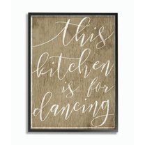 Stupell IndustriesThis Kitchen is For DancingFramed Wall Art by Daphne Polselli