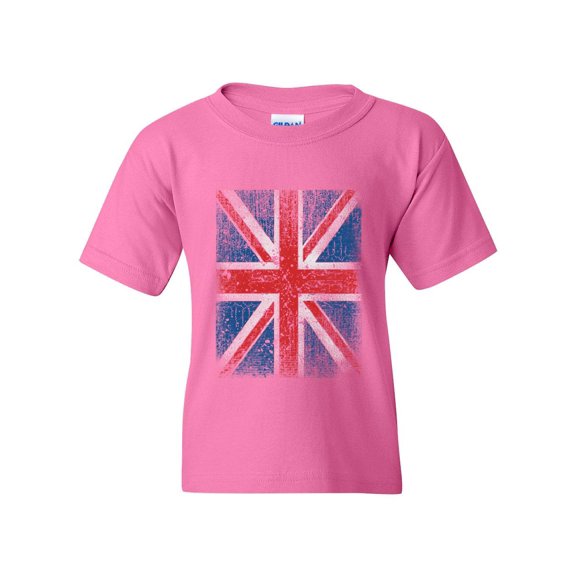 Normal is Boring - Big Girls T-Shirts and Tank Tops, up to Big Girls Size 24 - Union Jack British Flag