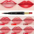 thumbnail image 2 of Crayon à Lèvres Double Tête Résistant à L\'eau Mat Longue Durée Maquillage - U4I2, 2 of 8