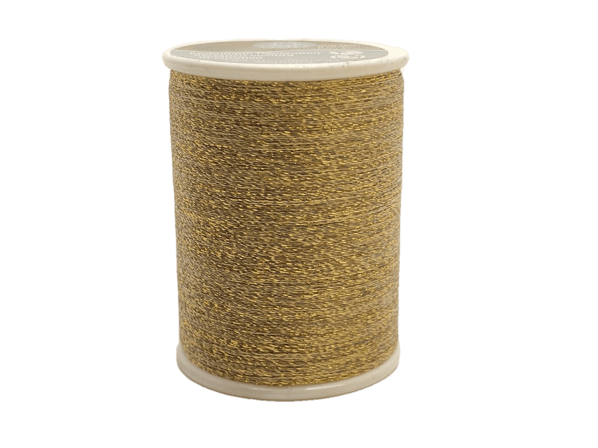 Coats Metallic Gold Sewing Quilting Embroidery Thread 200 yds