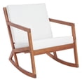 thumbnail image 3 of SAFAVIEH Vernon Outdoor Patio Rocking Chair, Natural/Beige, 3 of 11