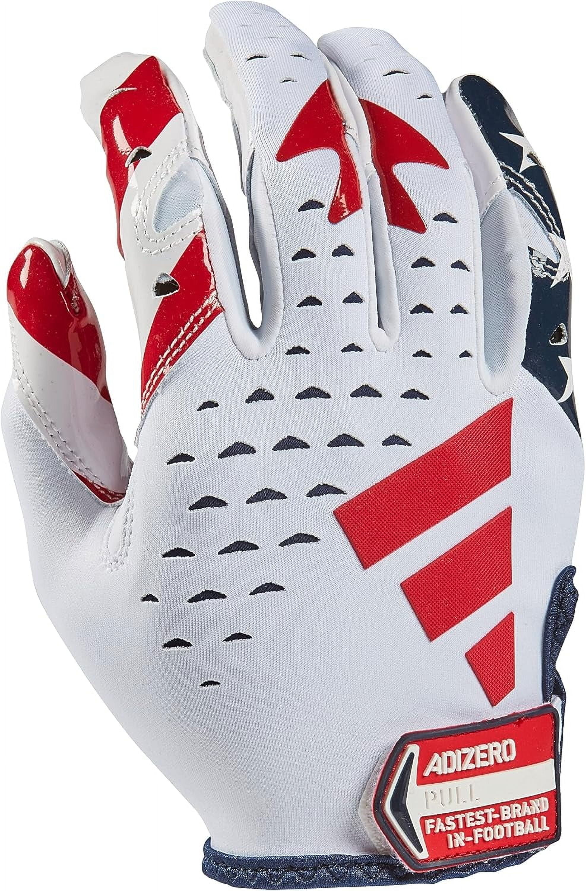 adidas Adult adizero 12 Big Mood Football Gloves (White