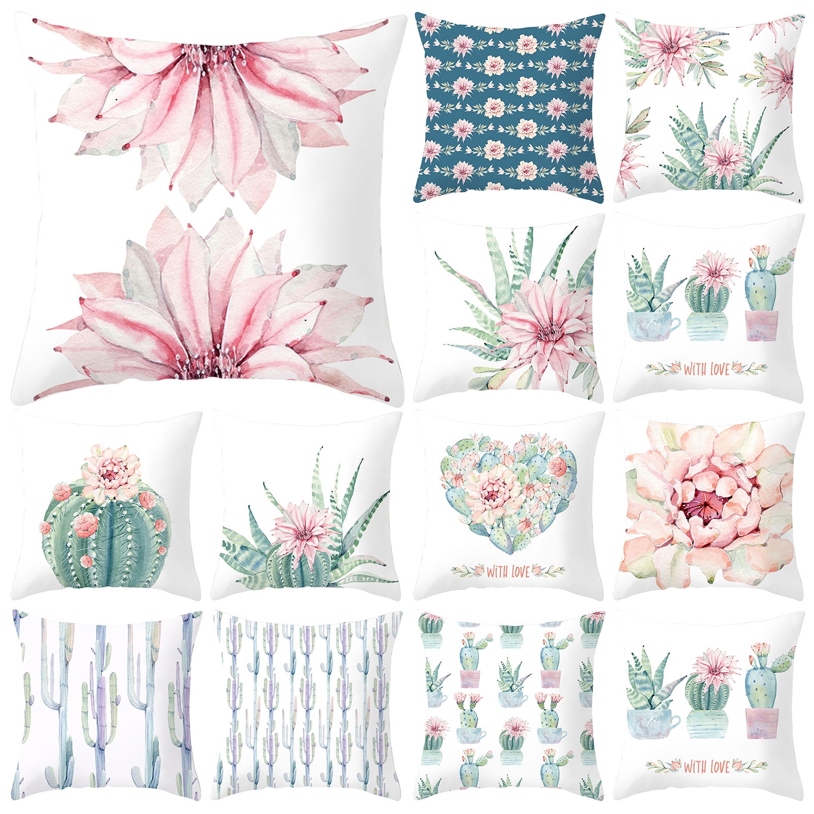 NUZYZ Pillowcase Printing Multifunctional Polyester Sofa Chair Pillow