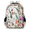 Black, variant on Mexican Talavera Tile Multi-Functional Backpack, Adult Laptop Backpack Casual Daypack for Work Travel Outdoor, Mexico Style