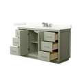 thumbnail image 3 of Wyndham Collection WCF111160SGBGTUS3MXX Icon 60" Free Standing Single Basin Vanity Set -, 3 of 7
