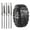 Black, variant on ZZERHUOO 2025 Reusable Chains Universal Adjustable Zip Tie Tire Chains For SUV Pickup Truck Emergency Portable & Mud Chains Zip Tie Tire Chains For Winter