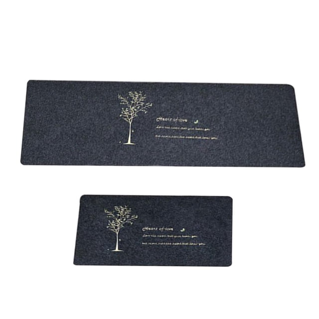 Alfombrilla de cocina antideslizante de 2 piezas con respaldo de goma, felpudo, de alfombra alfombrilla de cocina de simple (gris 40 * aquatica Macarena alfombra de piso de cocina