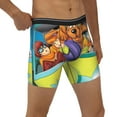 thumbnail image 4 of Lsque Scooby-Doo Pattern Men's Performance Stretch Underwear, Athletic Long Leg Briefs，Moisture-Wicking-XX-Large, 4 of 6