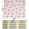 thumbnail image 3 of Pink Flamingos Bed Blanket Ultra Soft Throw Blankets All Season Warm Light Weight Cozy Plush Blankets for Home Bedroom Sofa Chair Travel, 30"X40", 3 of 5
