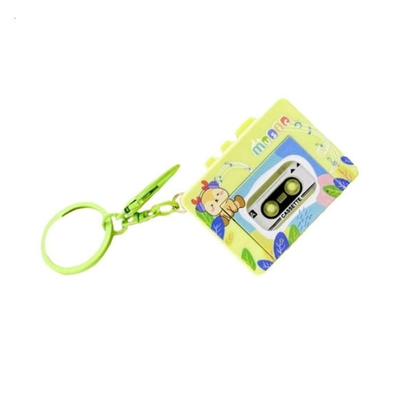 lanema Vintage Style Miniature Music Player Keychain Featuring Three Songs Perfect For Personalize Gift Or DIY Projects