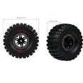 thumbnail image 2 of Labymos 4pcs 135mm 2.2 Inch Rim Rubber Inflatable Tyre Tire Wheel for RC Car Traxxas, 2 of 8