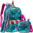 thumbnail image 1 of Mochila Meetbelify Unicorn para niñas con lonchera a partir de 6 años, 1 of 5