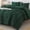 02 - Emerald, variant on King Size Comforter Set, 3 Pieces Dark Emerald Green Boho Tufted Geometric Shabby Chic Bedding, Soft Fluffy Farmhouse Bed Set, Jacquard Textured Comforter for All Season (104x90 Inch)