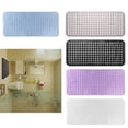 thumbnail image 2 of GUOOL Bath Shower Wash Baths Drain Holes Mats violet, 2 of 8