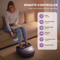 thumbnail image 4 of Shiatsu Foot Massager with Heat, Comfier Foot Massage Machine for Blood Circulation Neuropathy, Gifts for Mom Dad , Purple, 4 of 11