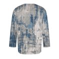 thumbnail image 5 of Men'S Round Neck Three-Quarters Sleeve Top Casual Fashion T-Shirt M, 5 of 5