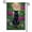 B, variant on XaaKee Yard Flags, Tropical Aloha Ocelot Pink Garden Flags, Double-sided High-Quality White Linen Garden Flag For Outside, Lawn Banner, 12x18Inch
