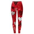 thumbnail image 3 of Valentine's Day Cute Print High Waist Skinny Comfortable Sports Leggings For Women Clothes for plus Size Women Maternity Tops Summer Shorts Womens Workout Clothes Women Women Leggings Lingerie for, 3 of 3