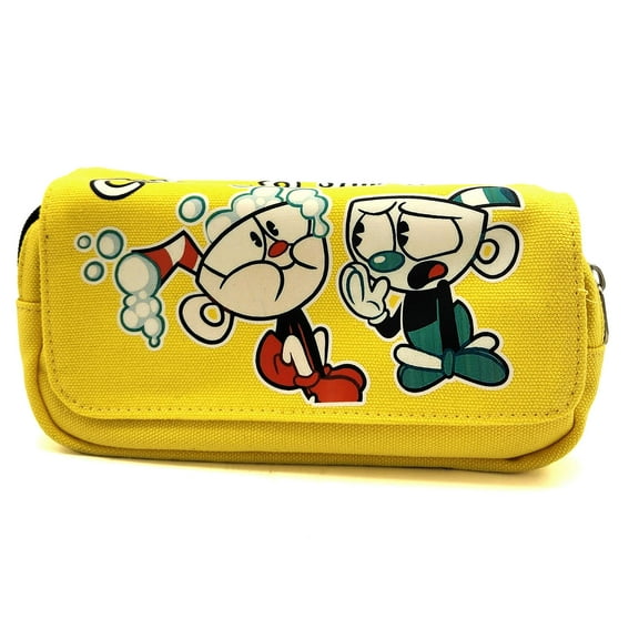 Stop That! Grampa Says It's Ride - Cuphead 7x4" Clutch Pencil Bag