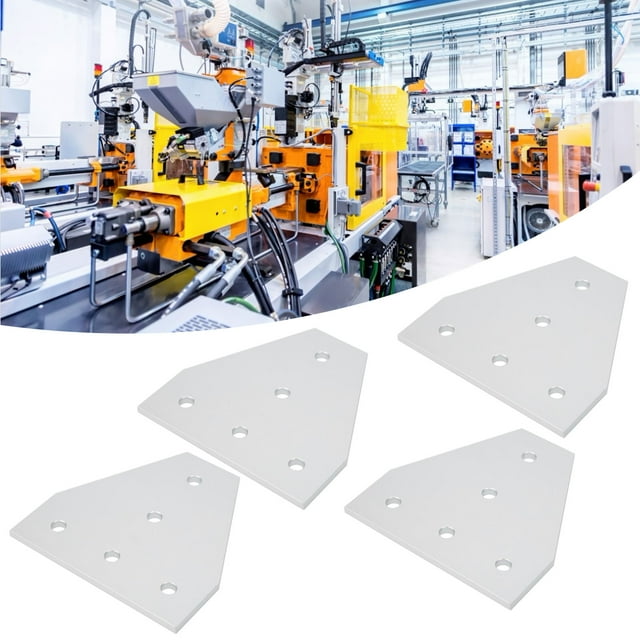 Repair Mending Plates, Convenient Durable T Shape Joining Plate Aluminium Alloy for 3D Printer for CNC Router 2020T,3030T,4040T