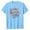 Light Blue, variant on XFeng Schulkind 2026 Graphic T‑Shirt Kids Back to School Short Sleeve Tee