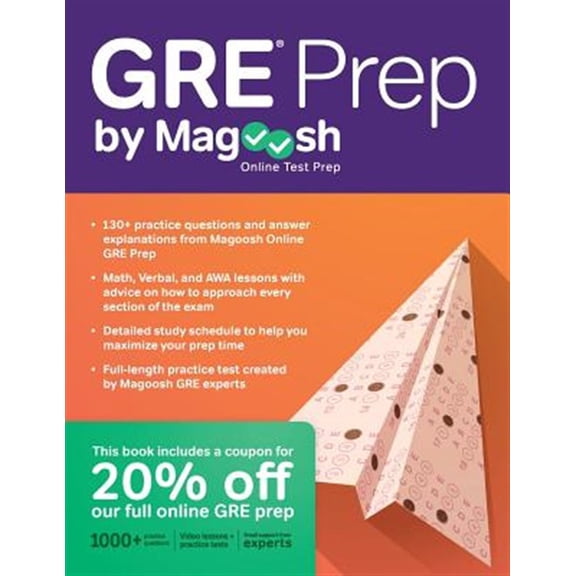 Pre-Owned GRE Prep by Magoosh (Paperback) 1939418917 9781939418913