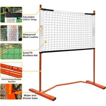 Portable Pickleball Net Set with 10FT & 4FT Adjustable Height for Backyard & Beach